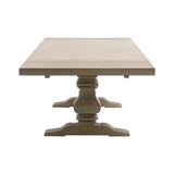 Extendable Gray Oak Dining Table | Living Essentials Monastery