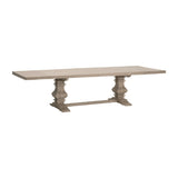 Extendable Gray Oak Dining Table | Living Essentials Monastery