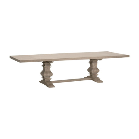 Extendable Gray Oak Dining Table | Living Essentials Monastery