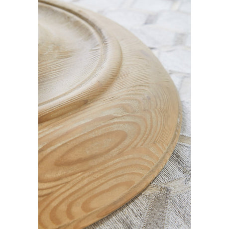 Gray Pine Round Dining Table | Living Essentials Chelsea