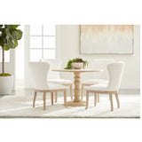 Gray Pine Round Dining Table | Living Essentials Chelsea