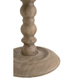 Gray Pine Round Dining Table | Living Essentials Chelsea