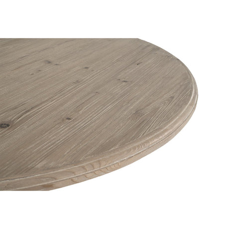 Gray Pine Round Dining Table | Living Essentials Chelsea