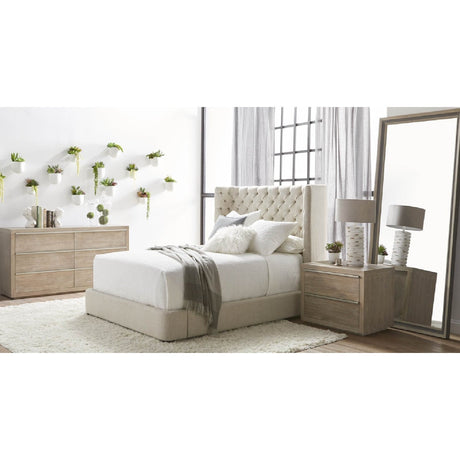 Two-Toned Pine Mirror | Living Essentials Caden