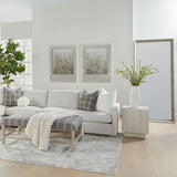 Two-Toned Pine Mirror | Living Essentials Caden