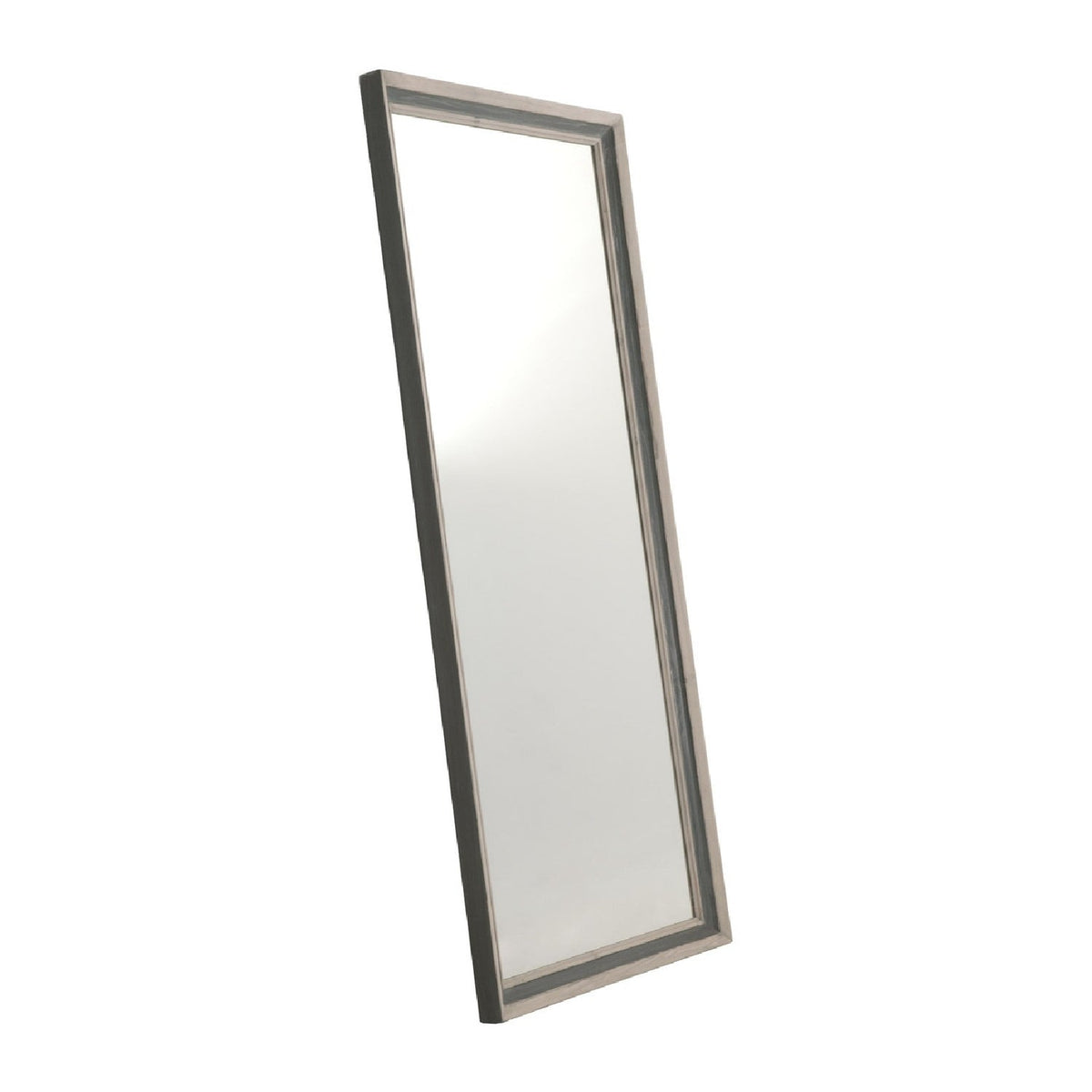 Two-Toned Pine Mirror | Living Essentials Caden