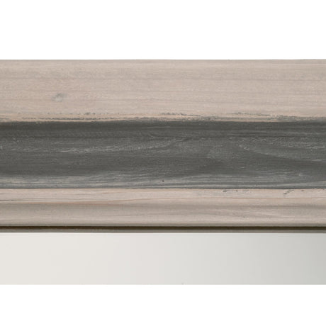 Two-Toned Pine Mirror | Living Essentials Caden