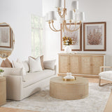 4-Door Woven Style Oak Sideboard | Living Essentials Weave