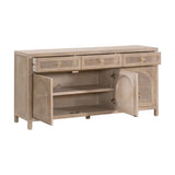 Modern European furniture - Smoked Gray Oak Media Sideboard - www.oroa.com