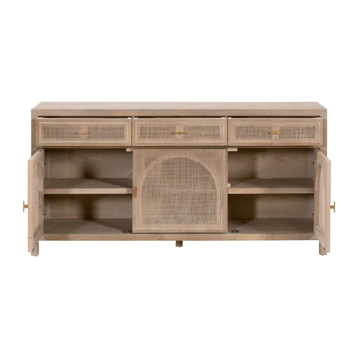 Modern European furniture - Smoked Gray Oak Media Sideboard - www.oroa.com