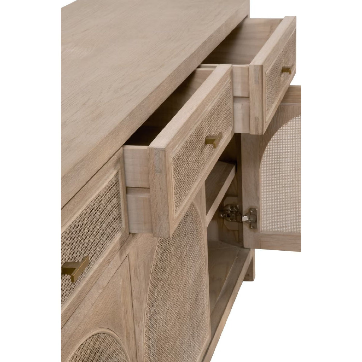 Modern European furniture - Smoked Gray Oak Media Sideboard - www.oroa.com