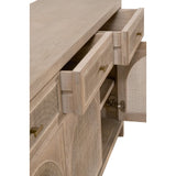 Modern European furniture - Smoked Gray Oak Media Sideboard - www.oroa.com