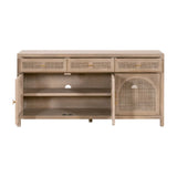 Modern European furniture - Smoked Gray Oak Media Sideboard - www.oroa.com