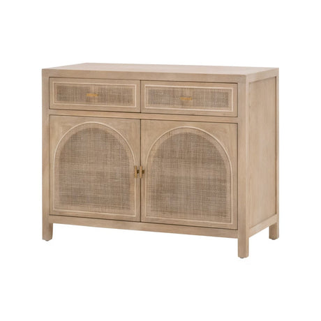 Modern European furniture - Smoked Gray Oak Media Cabinet - www.oroa.com