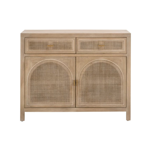 Modern European furniture - Smoked Gray Oak Media Cabinet - www.oroa.com