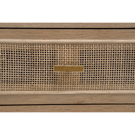 Modern European furniture - Smoked Gray Oak Media Cabinet - www.oroa.com