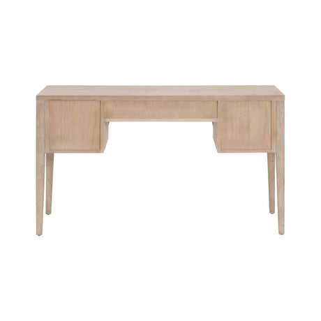 Gray Oak 5-Drawer Desk | Living Essentials Cane