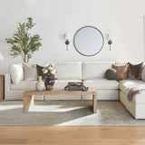 Natural Pine Wood Coffee Table | Living Essentials Reed