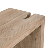 Natural Pine Wood Console Table | Living Essentials Reed