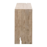 Natural Pine Wood Console Table | Living Essentials Reed