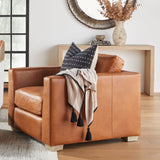 Natural Pine Wood Console Table | Living Essentials Reed