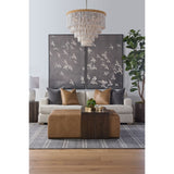 Fluted Pine Accent Table | Living Essentials Roma