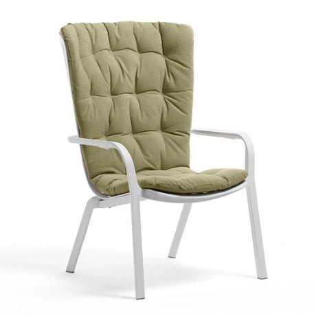 Square Perforated Reclining Outdoor Armchair | Nardi Folio