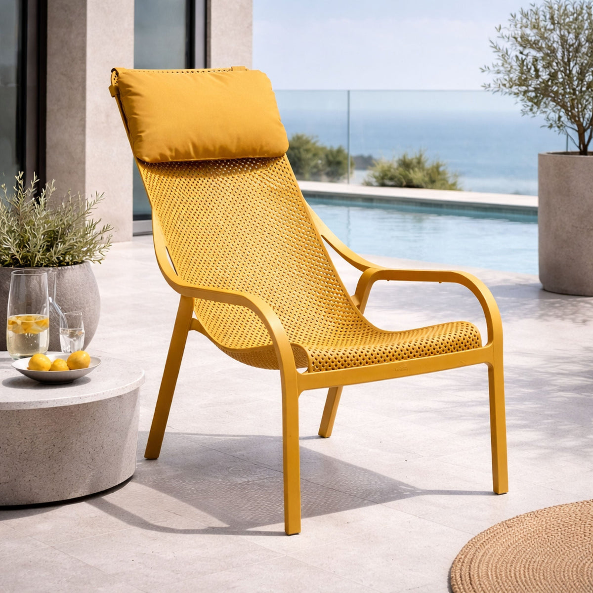 Perforated Outdoor Lounge Chair | Nardi Net Lounge