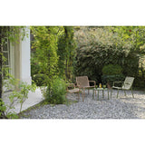 Slatted Round Outdoor Coffee Table | Nardi Doga
