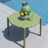 Slatted Round Outdoor Coffee Table | Nardi Doga
