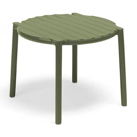 Slatted Round Outdoor Coffee Table | Nardi Doga