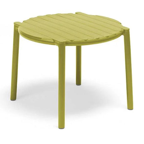 Slatted Round Outdoor Coffee Table | Nardi Doga