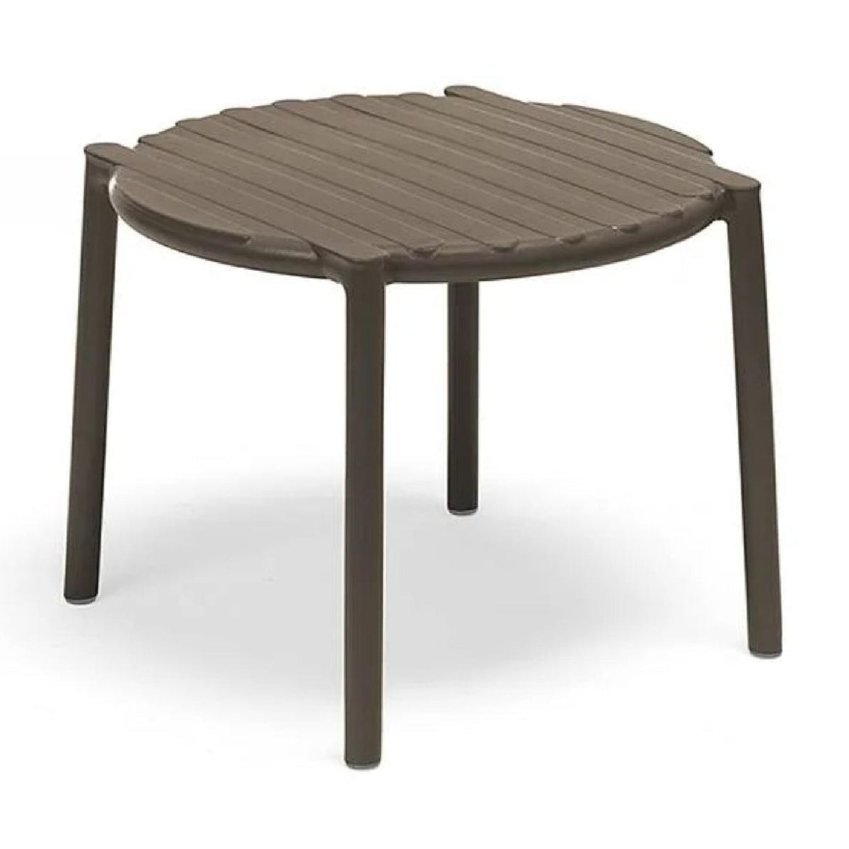 Slatted Round Outdoor Coffee Table | Nardi Doga