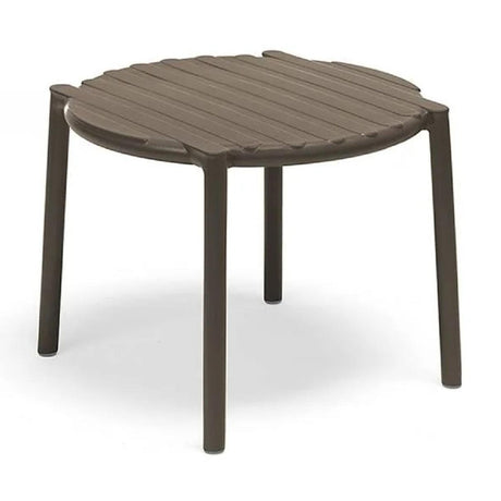 Slatted Round Outdoor Coffee Table | Nardi Doga
