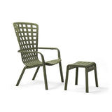 Square Perforated Outdoor Footstool | Nardi Poggio