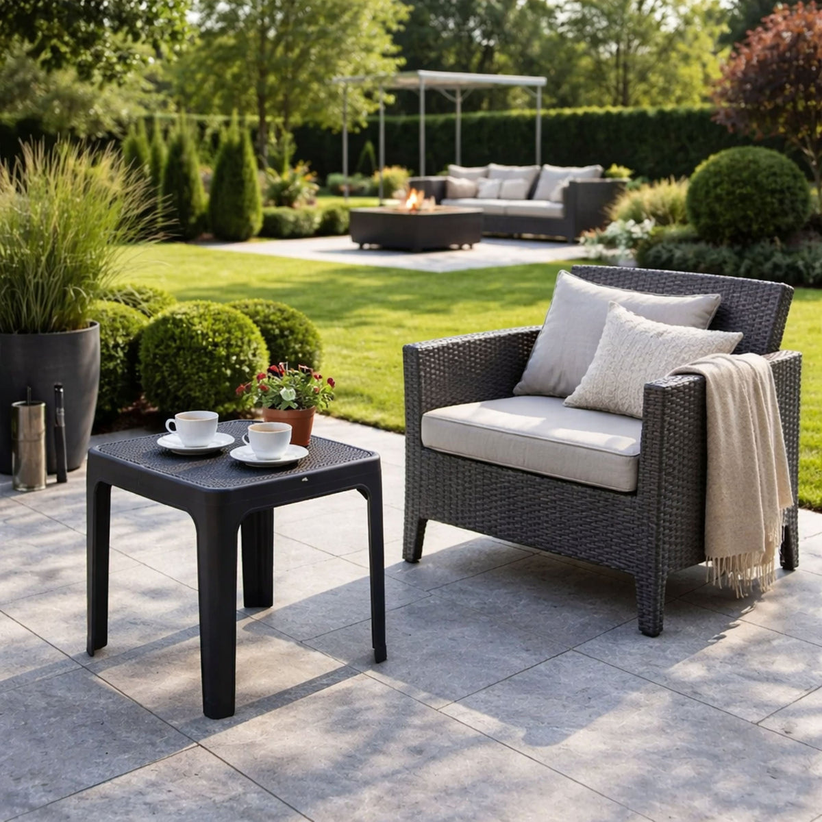 Outdoor Perforated Square Coffee table | Nardi Net