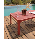 Outdoor Perforated Rectangular Coffee Table | Nardi Net