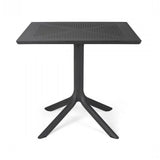 Perforated Square 4-Spoke Outdoor Dining Table | Nardi Clip