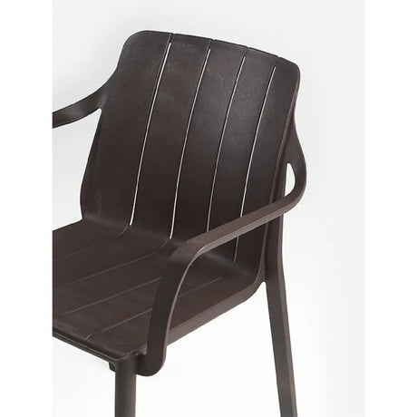 Regenerated Terra-Colored Outdoor Armchair | Nardi Tiberina | OROA.com