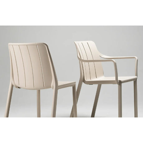 Slatted Outdoor Monobloc Chair | Nardi Tiberina | OROA.com