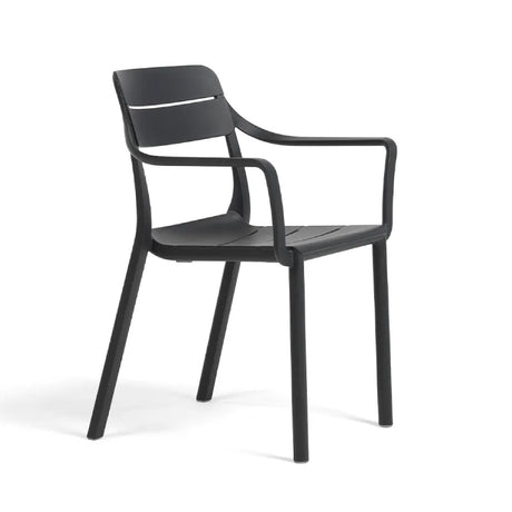 Fiberglass Outdoor Monobloc Dining Armchair | Nardi Cassia