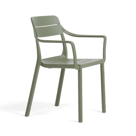 Regenerated Fiberglass Outdoor Dining Armchair | Nardi Cassia