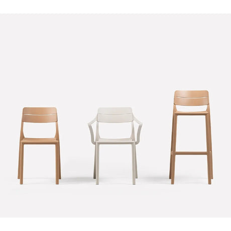Fiberglass Outdoor Monobloc Dining Chair | Nardi Cassia Bistrot