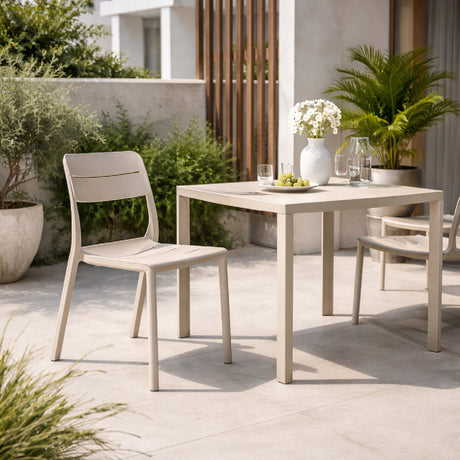 Fiberglass Outdoor Monobloc Dining Chair | Nardi Cassia Bistrot