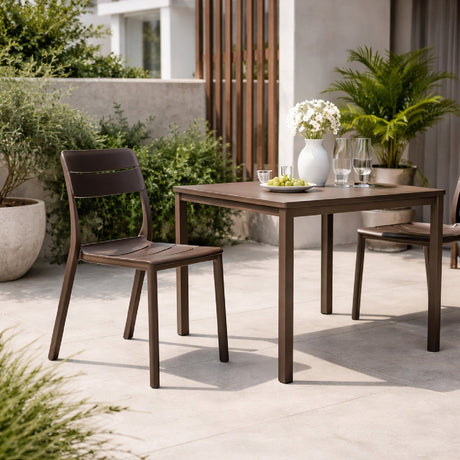 Fiberglass Outdoor Monobloc Dining Chair | Nardi Cassia Bistrot
