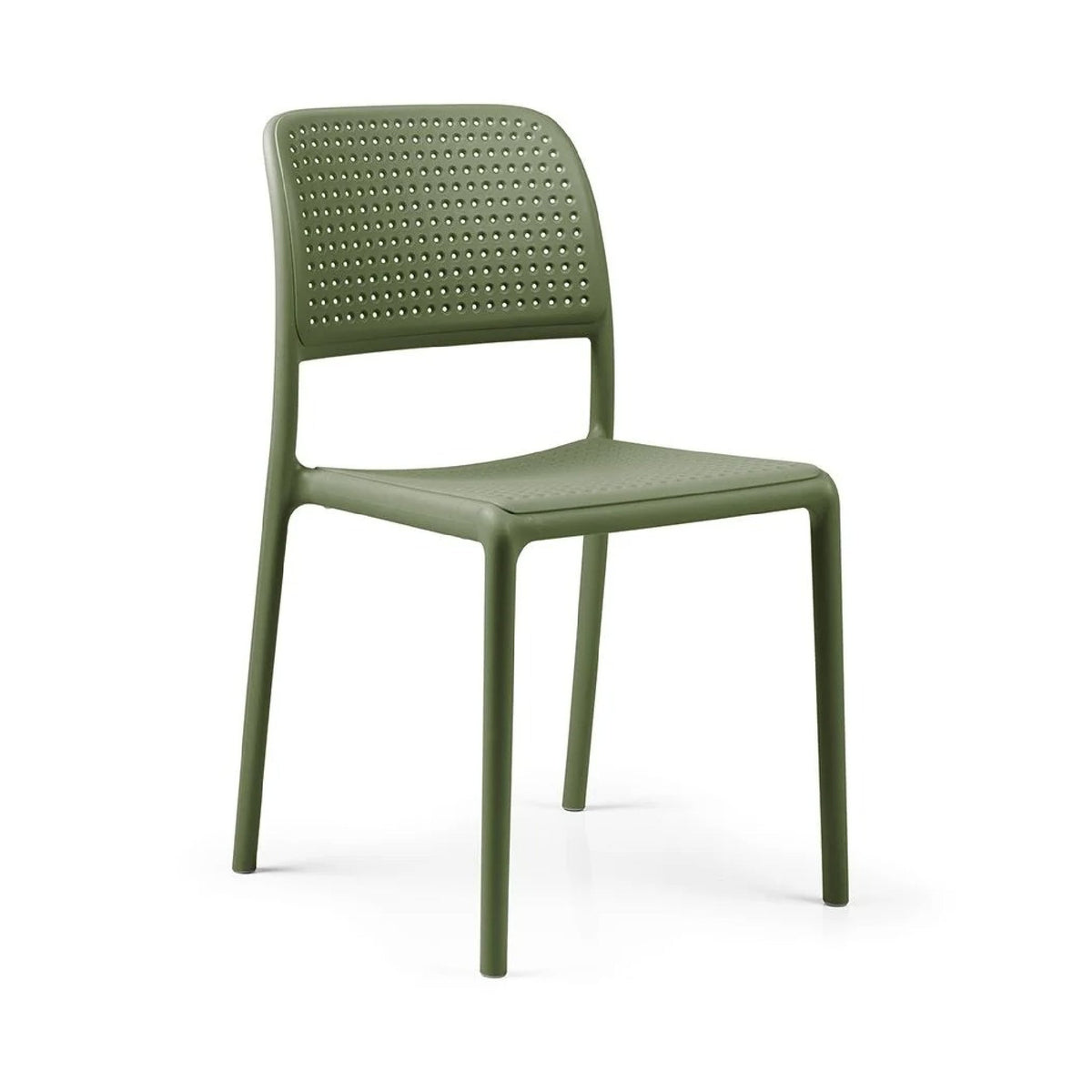 Perforated Fiberglass Outdoor Dining Chair | Nardi Bora