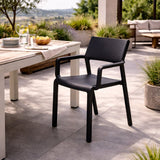 Open-back Outdoor Dining Armchair | Nardi Trill