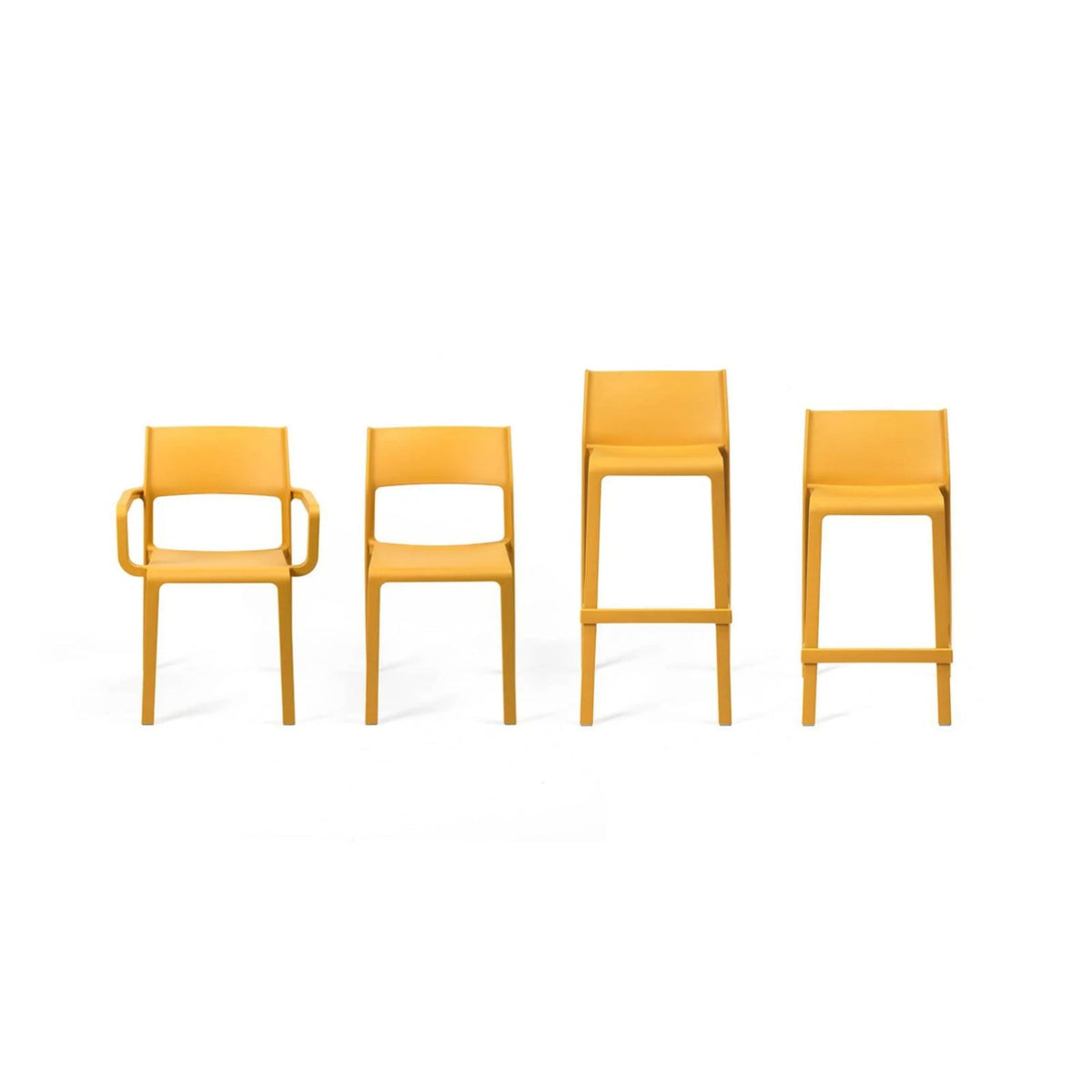Open-back Outdoor Dining Armchair | Nardi Trill