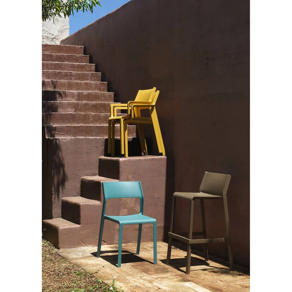 Open-back Outdoor Dining Armchair | Nardi Trill