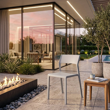 Open-back Outdoor Dining Chair | Nardi Trill